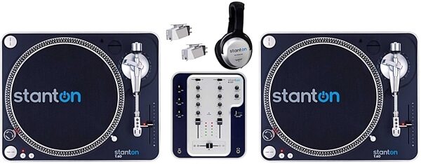 Stanton DJLab.2 Complete DJ Turntable Package, Package Contents