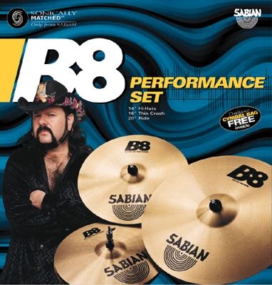 Sabian B8 Performance Set Cymbal Pack, Main