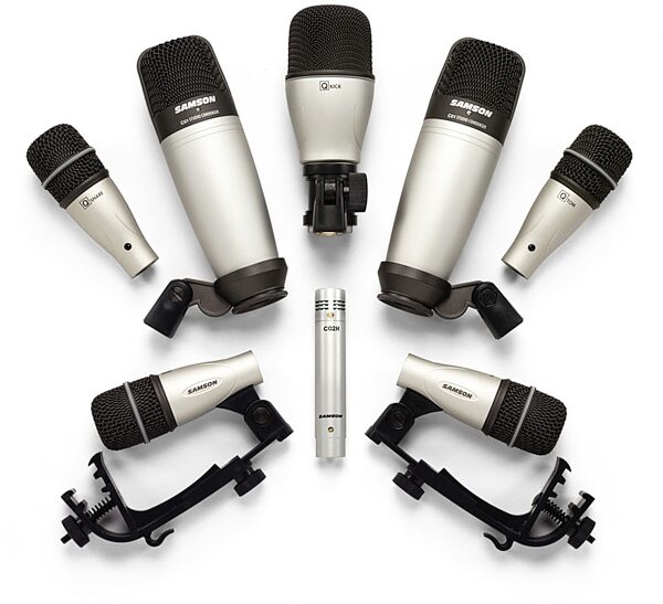 Samson 8KIT Microphone Package with 8 Mics and Case, Main