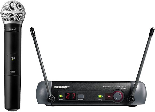 Shure PGX24/PG58 UHF Handheld Wireless System, Main