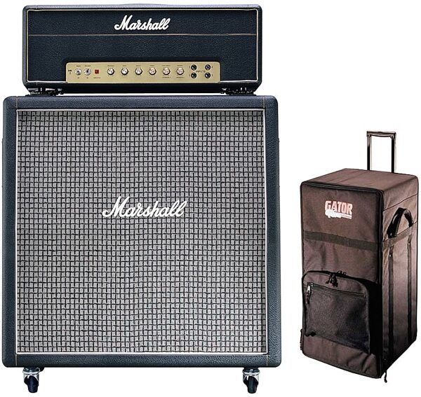 Marshall Super Lead Plexi Guitar Amplifier Half Stack with 1987XL Head and 1960AX Cabinet, Main