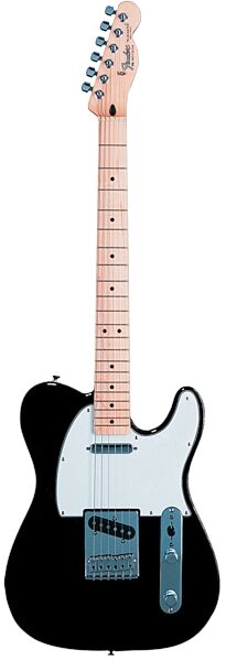 Fender Standard Telecaster Electric Guitar (Maple, with Gig Bag), Black