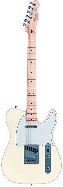 Fender Standard Telecaster Electric Guitar (Maple, with Gig Bag), Arctic White