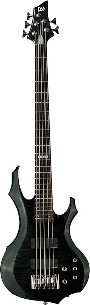 ESP LTD F255FM 5-String Electric Bass, See Thru Black