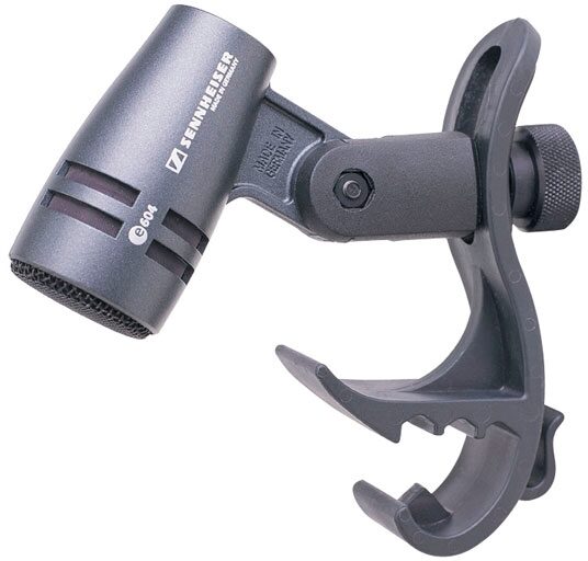 Sennheiser e604 Evolution Dynamic Cardioid Rack Tom and Snare Microphone, Single Microphone, Alternate View