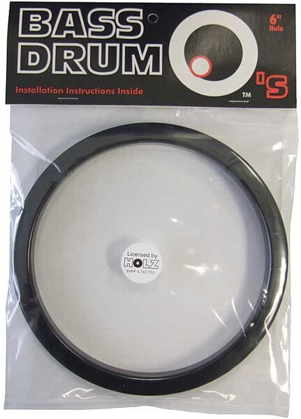 Drum Os Drum Hole Reinforcement, Black, 6 inch, HBL6, Black