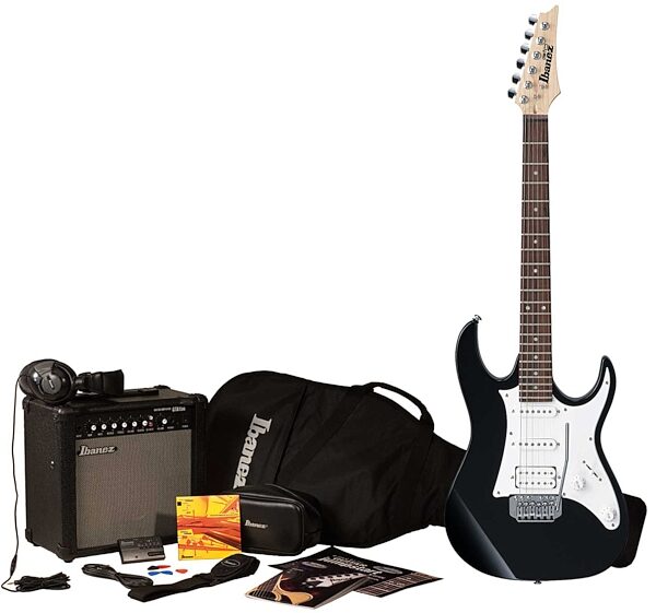 Ibanez IJX40 Jumpstart Electric Guitar Package, Black Night