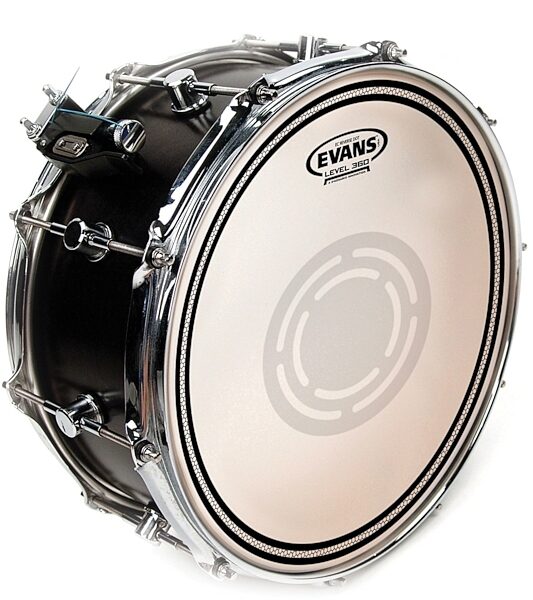Evans EC Coated Edge Control Reverse Dot Snare Drumhead, 14 inch, Main