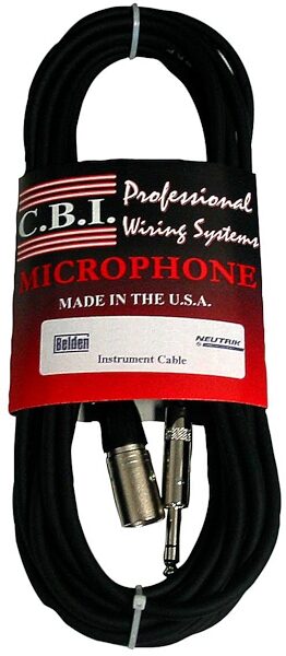 CBI BL Ultimate Series XLR Male to 1/4" TRS Cable, 6 foot, Main