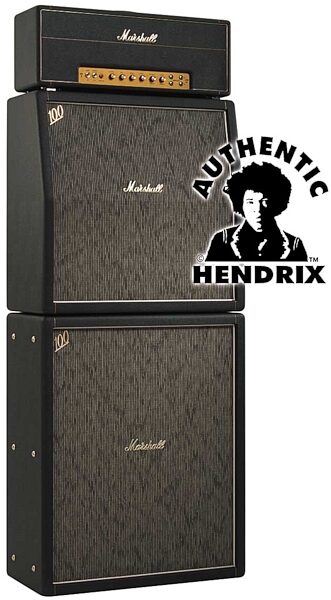 Marshall LTD Super 100JH Jimi Hendrix Handwired Guitar Amplifier Full Stack with Super 100JH Head, 1982AJH and 1982BJH Cabinets, Main