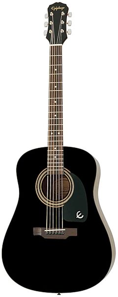 Epiphone AJ-100 Jumbo Acoustic Guitar, Ebony