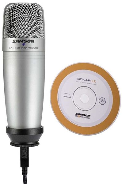 Samson C01U USB Microphone, Condenser, With SONAR LE