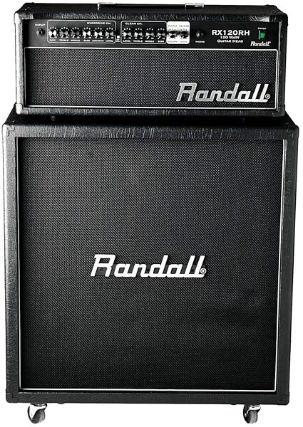 Randall RX120RHS Guitar Amplifier Half Stack with RX120RH Head and RX412 Cabinet, Main
