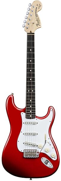 Fender Yngwie Malmsteen Stratocaster Electric Guitar (Rosewood, with Case), Candy Apple Red