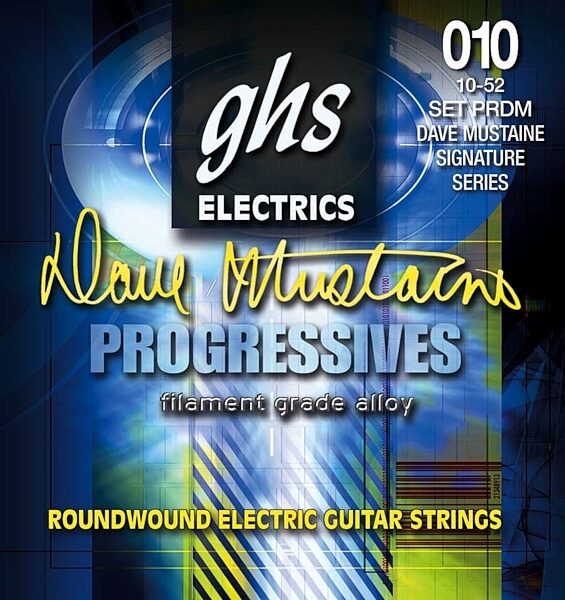 GHS Dave Mustaine Progressive Electric Guitar Strings, Main