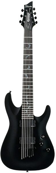 Schecter Damien-7 7-String Electric Guitar, Black