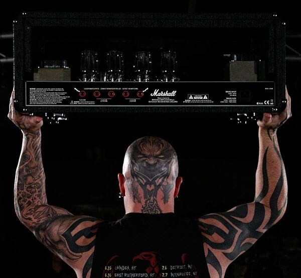 Marshall 2203KK JCM800 Kerry King Guitar Amplifier Head, Rear