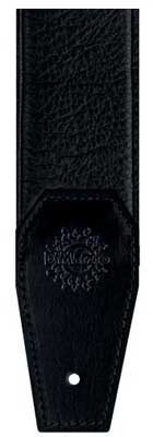 DiMarzio Luxury Leather Guitar Strap, Black