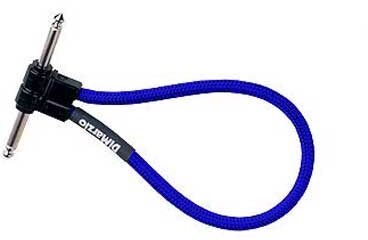 DiMarzio Jumper Cable, Black, 12 inch, Blue