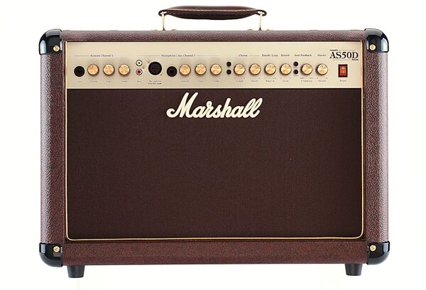 Marshall AS50D Acoustic Guitar Amplifier (50 Watts, 2x8"), Main