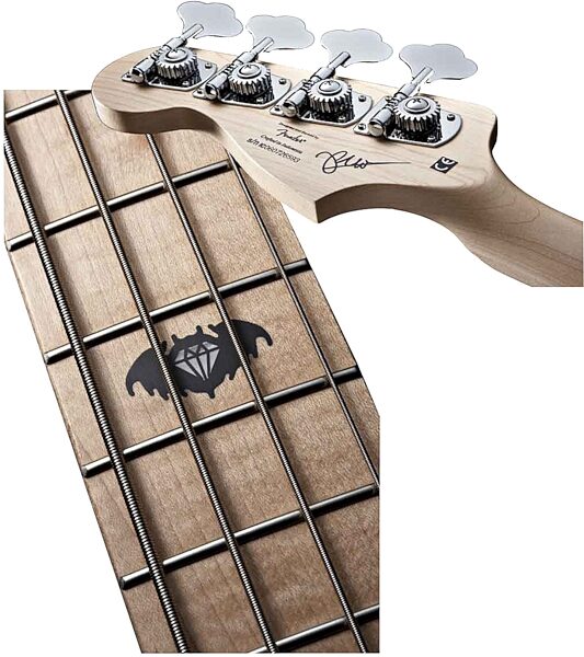 Squier Pete Wentz Precision Bass, Neck Closeup