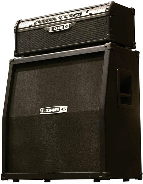 Line 6 Spider III Guitar Amplifier Half Stack with SPIII75HD Head and 412 Cabinet, Main