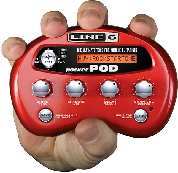 Line 6 Pocket POD Guitar Amp Modeling Processor, New, Main