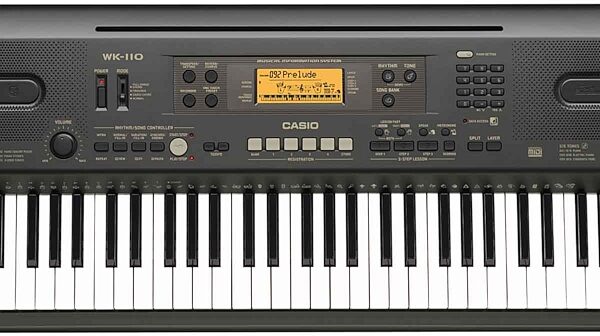 Casio WK110 76-Key Electronic Keyboard, Panel