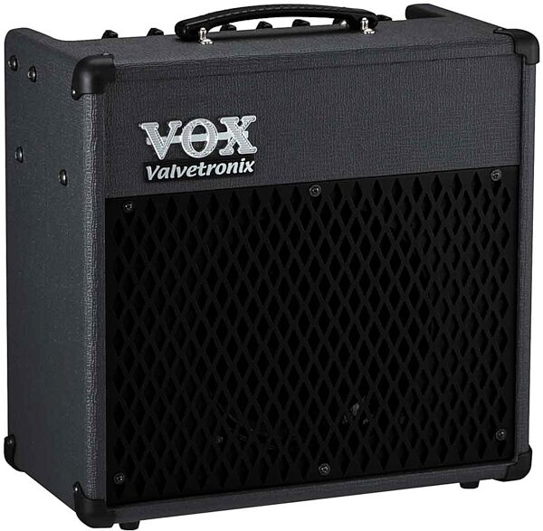 Vox AD15VTXL Valvetronix XL Guitar Combo Amplifier (15 Watts, 1x10 in.), Angle