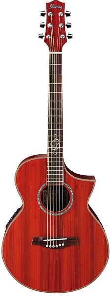 Ibanez EWC30PDE Exotic Wood Mini Acoustic-Electric Guitar, Main
