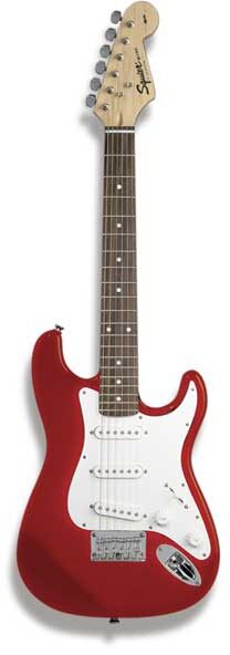 Squier Affinity Mini Strat Electric Guitar (Rosewood), Torino Red