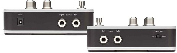 Fishman AFX Chorus Acoustic Guitar Pedal, Front and Rear Views