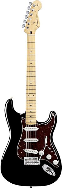 Fender Deluxe Roadhouse Stratocaster Electric Guitar (with Gig Bag), Black