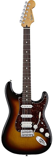 Fender Deluxe Lone Star Stratocaster Electric Guitar (With Gig Bag), Brown Sunburst