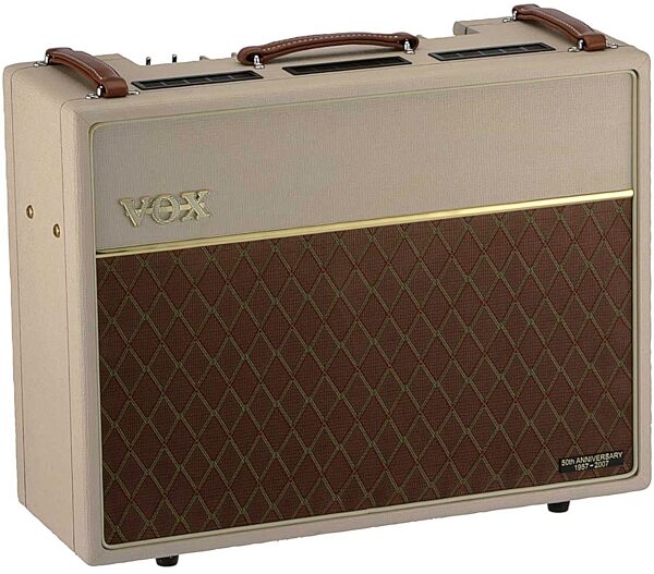 Vox Heritage Collection AC30H2 Handwired Guitar Combo Amplifier (30 Watts, 2x12 in.), Angle View