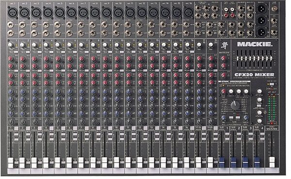 Mackie CFX20 Compact Mixer with Effects (20x4x1), Main
