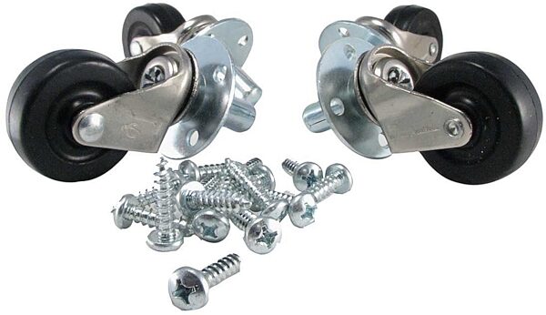 Ernie Ball Amp Casters (Pop Out) (Set of 4), New, Main