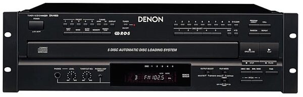 Denon DNH800 AM/FM 5-Disc CD Carousel Player, Main