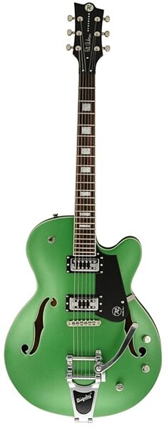 Reverend PA-1 RT Pete Anderson Signature Electric Guitar (with Case), Electric Green