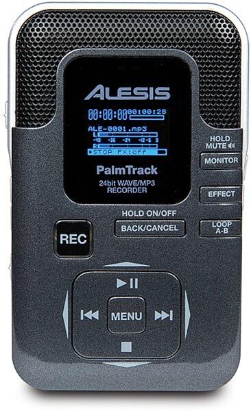 Alesis PalmTrack Handheld SD Recorder, Front
