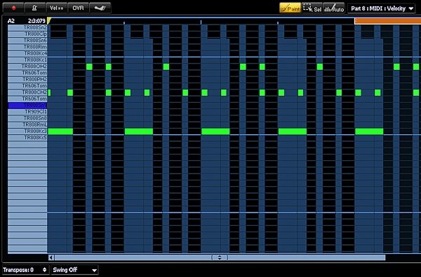 Cakewalk Kinetic Electronic Music Studio Software (Windows), Pattern Editor