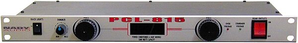 Nady PCL815 Power Distribution Rackmount with Lights and Voltmeter, Main