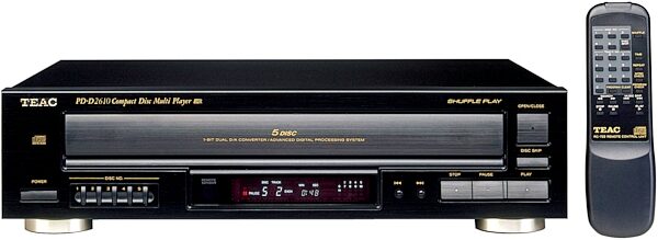 TEAC PD-D2610 5-Disc CD Player with Remote, Main