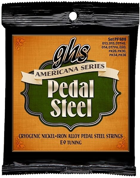 GHS Americana Nickel Iron Pedal Steel Strings, E9