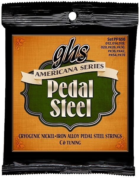 GHS Americana Nickel Iron Pedal Steel Strings, C6