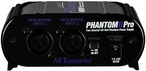 ART Phantom II Pro Phantom Power Supply, New, Front
