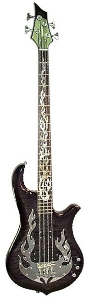 Traben Phoenix Electric Bass Guitar, Black Shadow