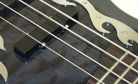 Traben Phoenix Electric Bass Guitar, Pickup Detail