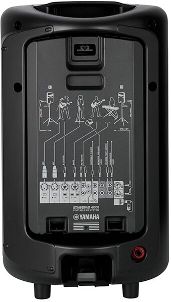 Yamaha STAGEPAS 400i Portable PA System, Speaker Back