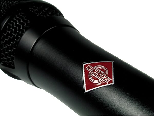 Neumann KMS 104 Handheld Cardioid Condenser Microphone, Nickel, Handle Closeup